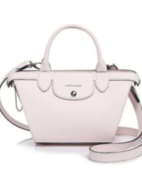 New w/Tags Longchamp Le Pliage Heritage - Small Satchel Bag in Ecru -  $920